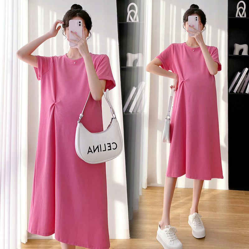 Pregnant Women Dress Summer Clothes Mid-length Skirt