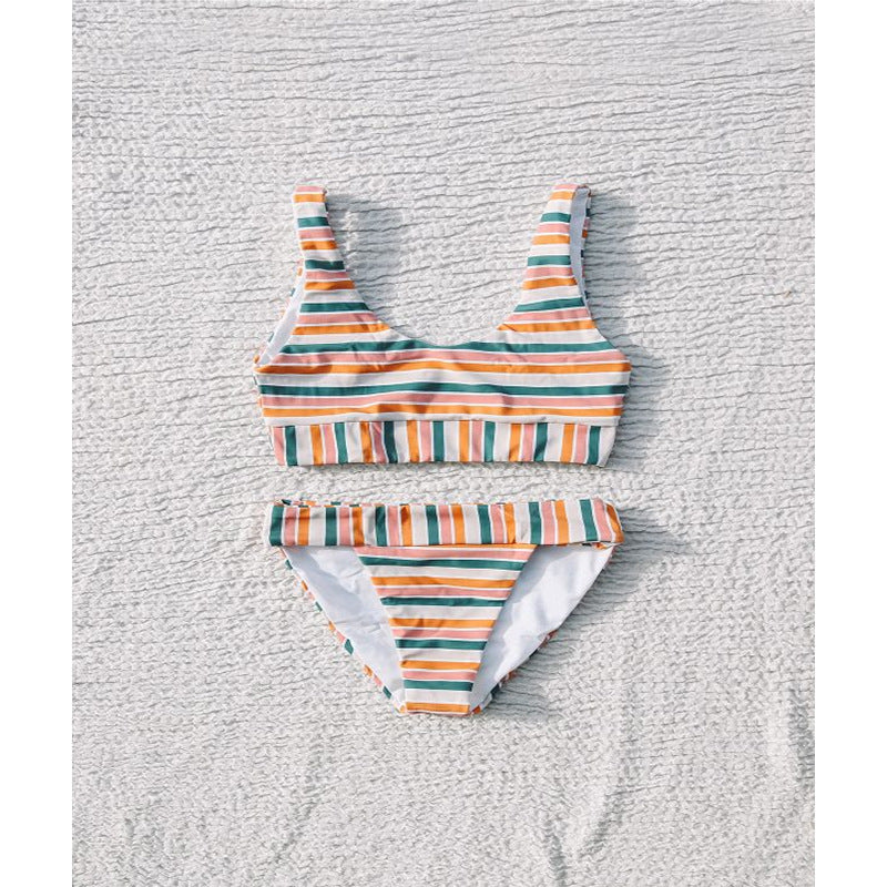 Striped swimsuit women