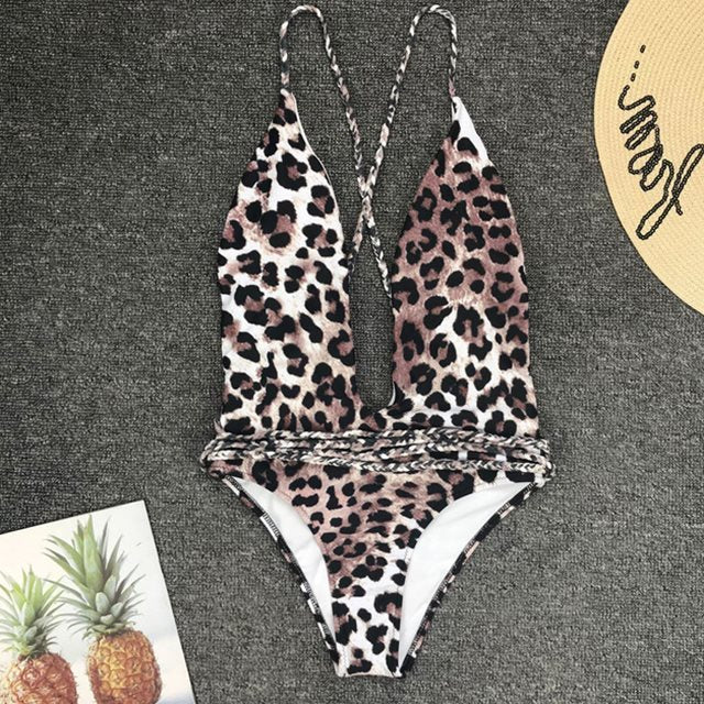 Women sexy push swimsuit