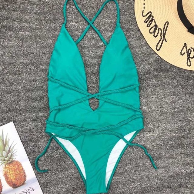 Women sexy push swimsuit