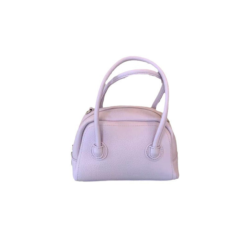 Women's Fashion Simple Lychee Pattern Portable Shoulder Messenger Bag