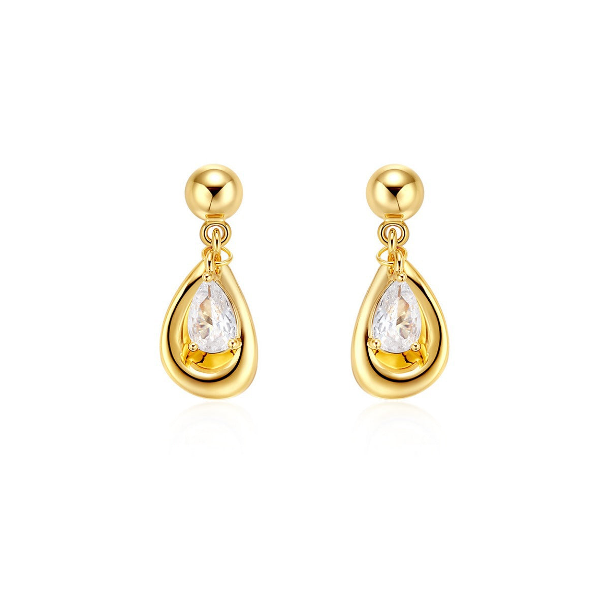 Water Drop Gem Women's Fashion Earrings