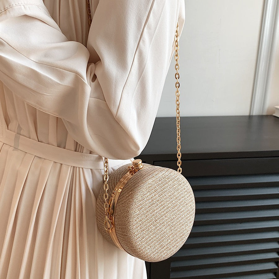 Women's Fashion Rhinestone-encrusted Chain Shoulder Messenger Bag