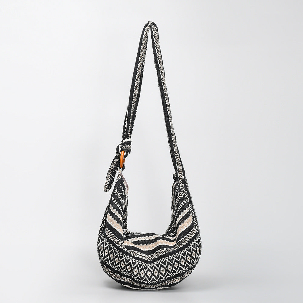 Ethnic Wandering Women's Canvas Shoulder Bag